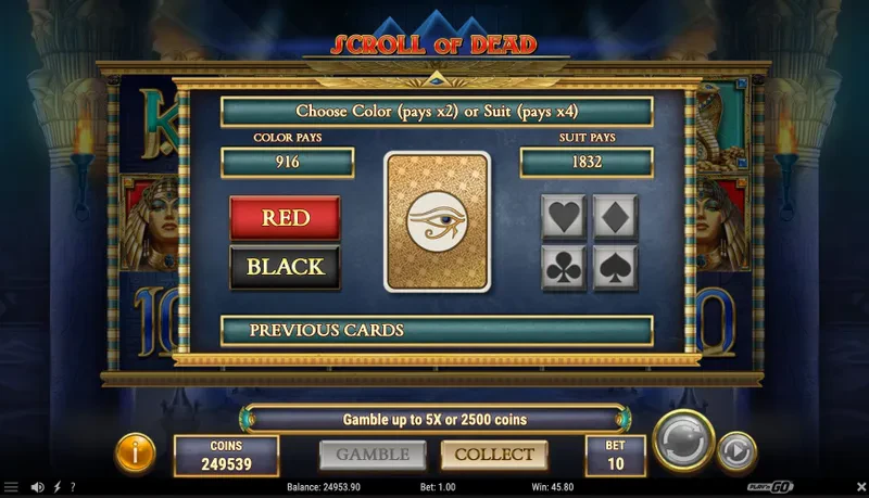 gamble scroll of dead
