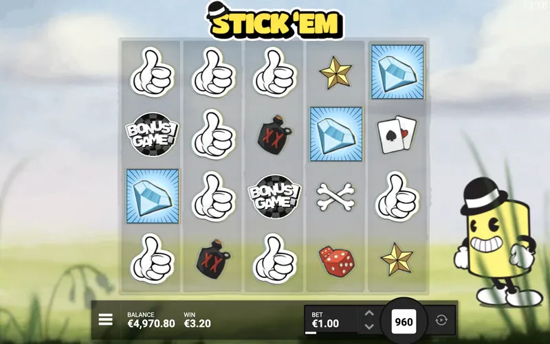 sticky win spin stick'em