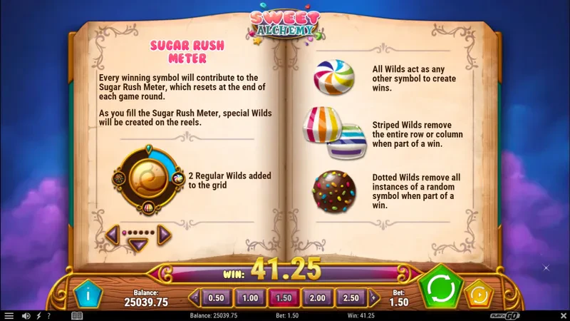 sweet alchemy fonctionnalités