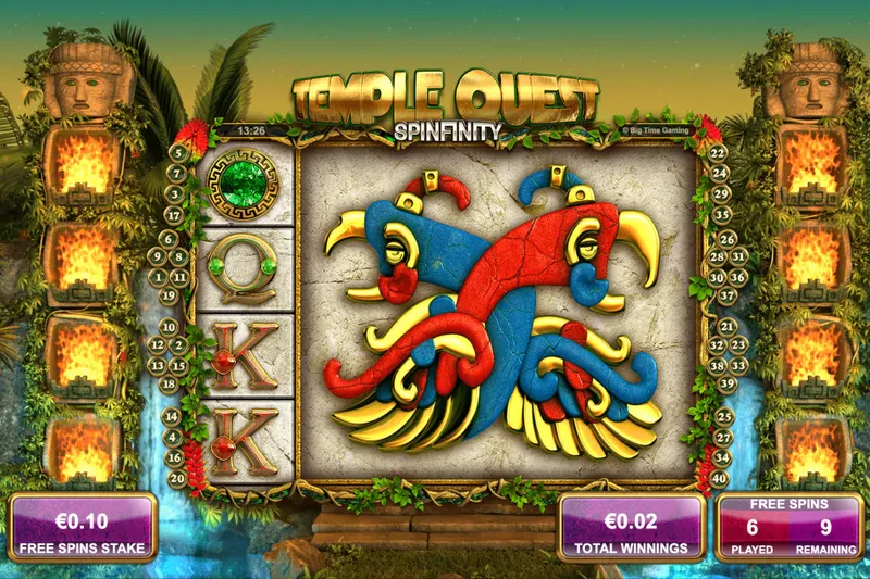 bonus temple quest spinfinity