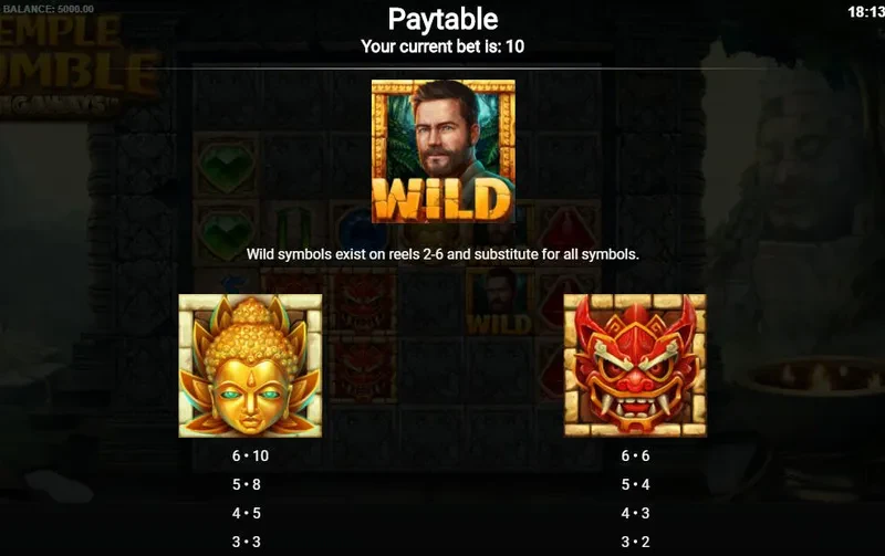 symbols temple tumble