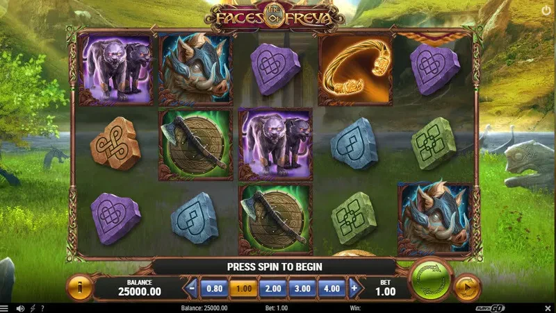 interface jeu the faces of freya