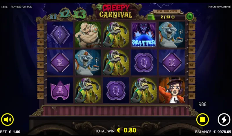 respin the creepy carnival