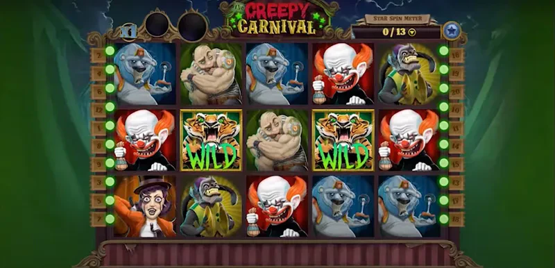 star spin meter the creepy carnival