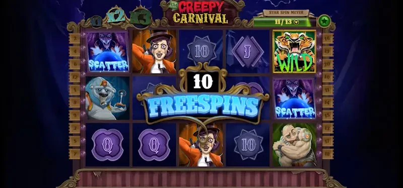 scatter the creepy carnival