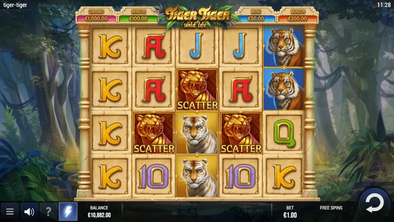 scatter tiger tiger