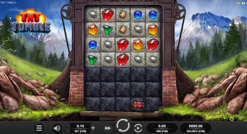 interface jeu tnt tumble