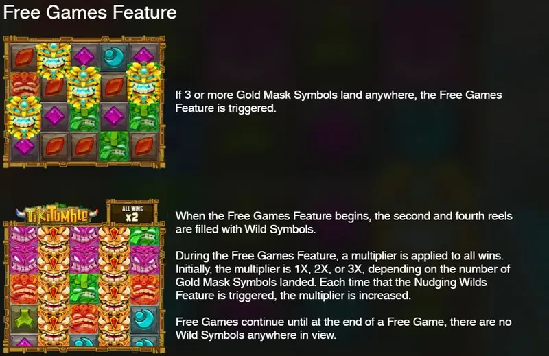 bonus tiki tumble