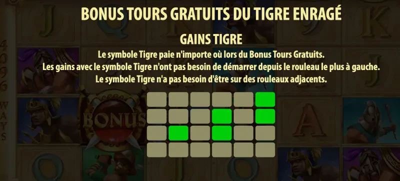 bonus de tours gratuit