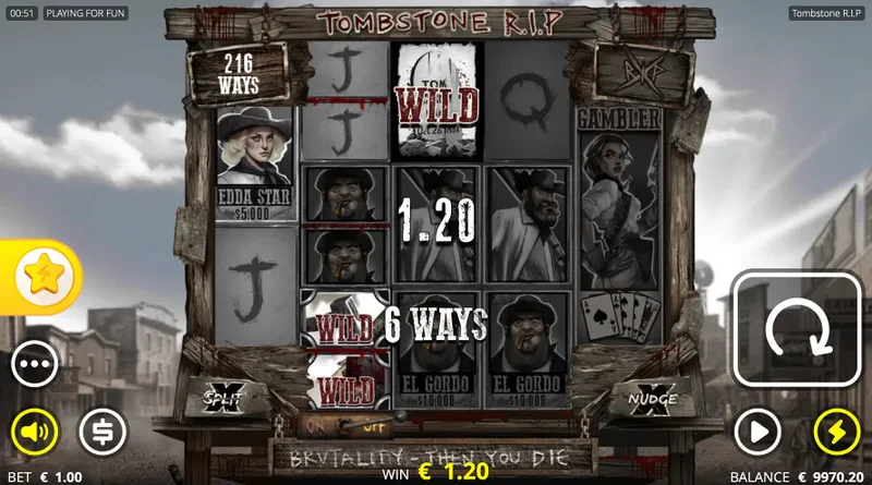 reel split wilds tombstone rip