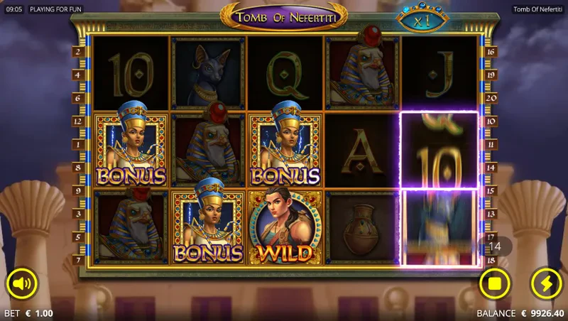 raider spin tomb of nefertiti