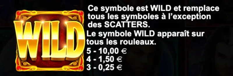 symbole wild sur cette machine a sous