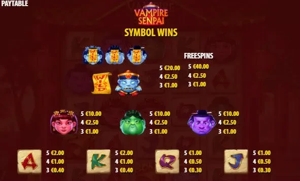 symboles vampire senpai