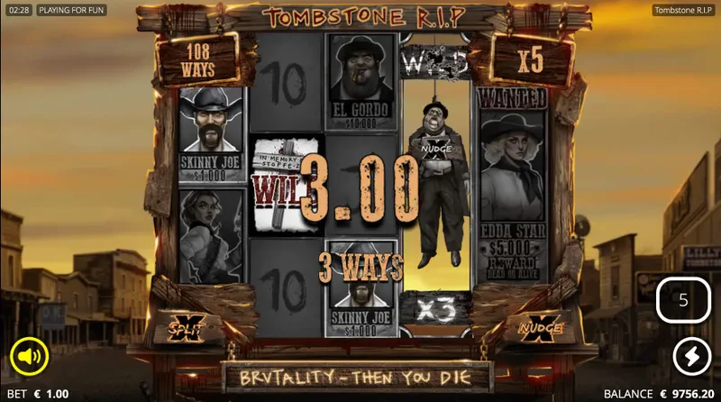 hang 'em high freespins tombstone rip