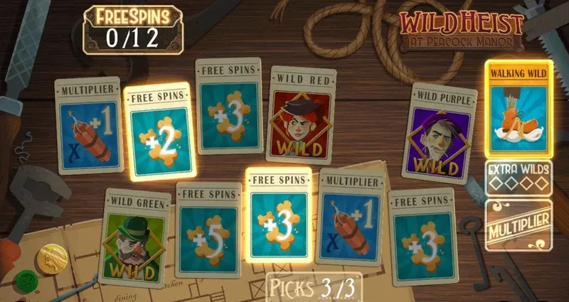 bonus wild heist