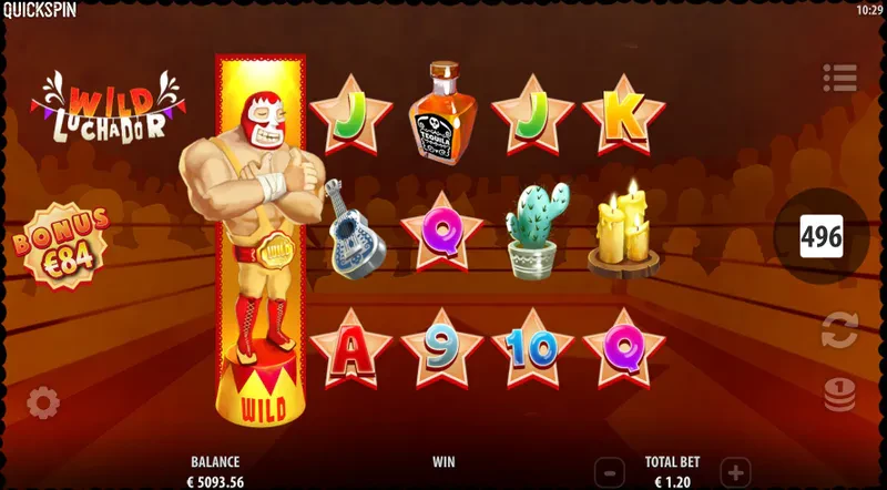 fonctionnalité base game wild luchador