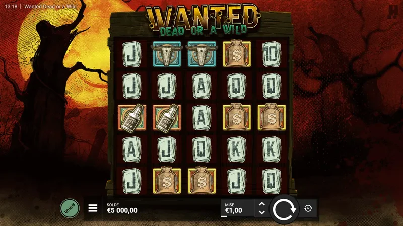 Wanted Dead or a Wild by Hacksaw Gaming
