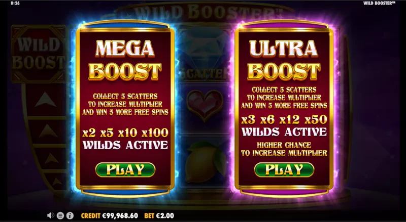 bonus choice wild booster