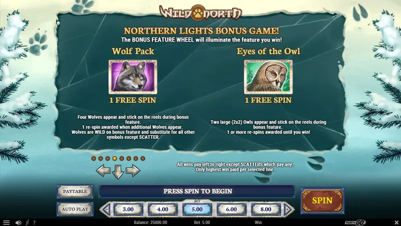 bonus wild north