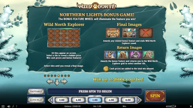 bonus wild north