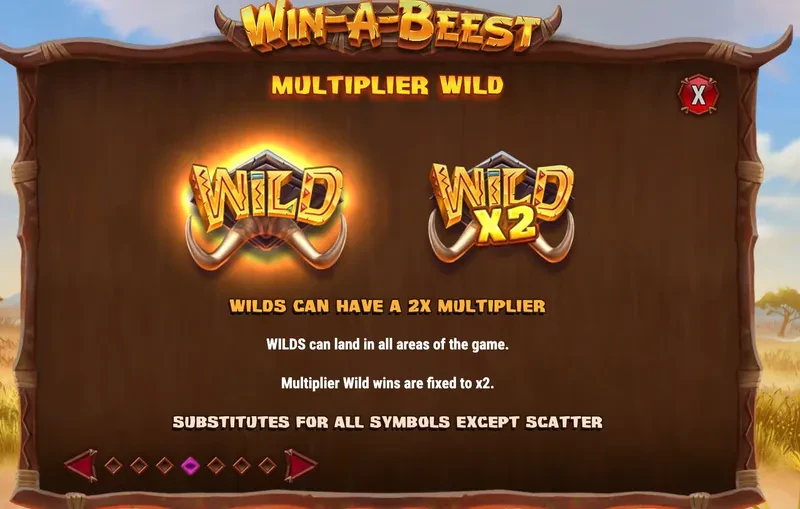 Win A Beest symboles wild