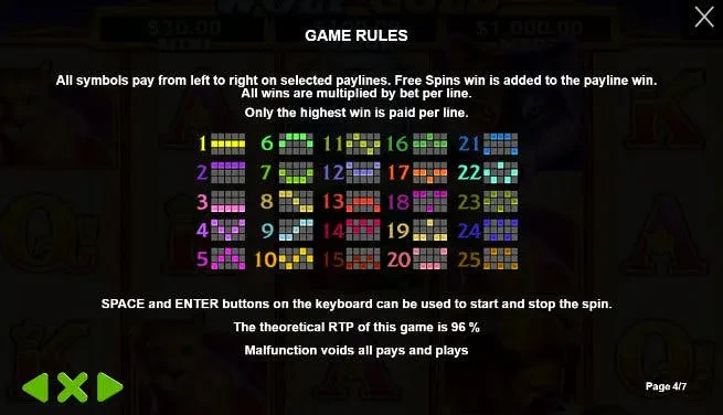 payment lines wolf gold