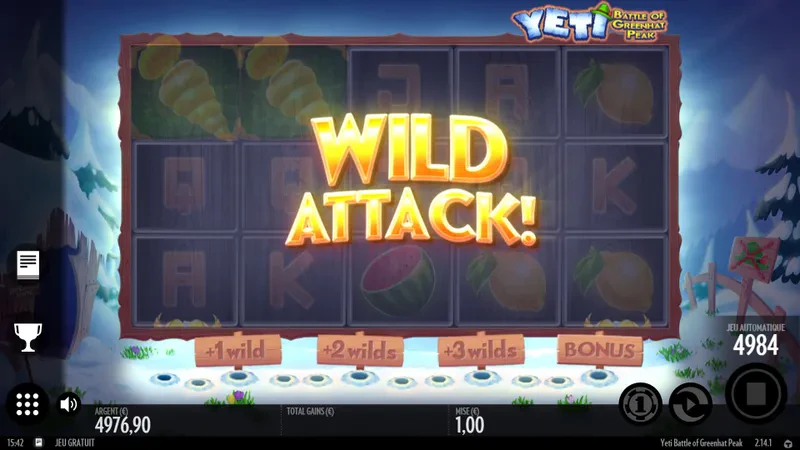 Bonus Wild Yeti Battle of Greenhat Peak