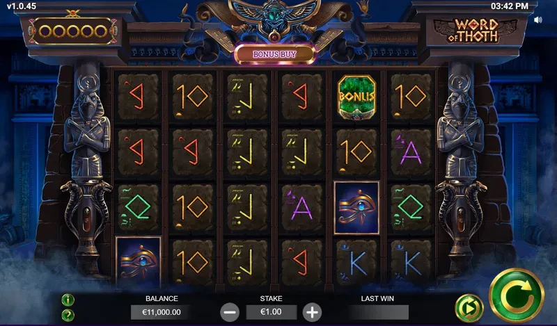 slot word of thoth