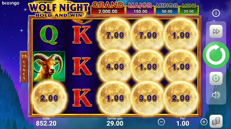 scatter jackpot wolf night