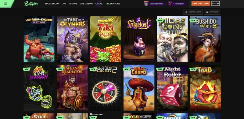 slots betinia