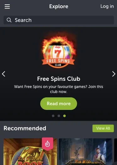mobilephone comeon casino