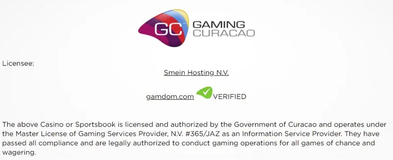 license gamdom