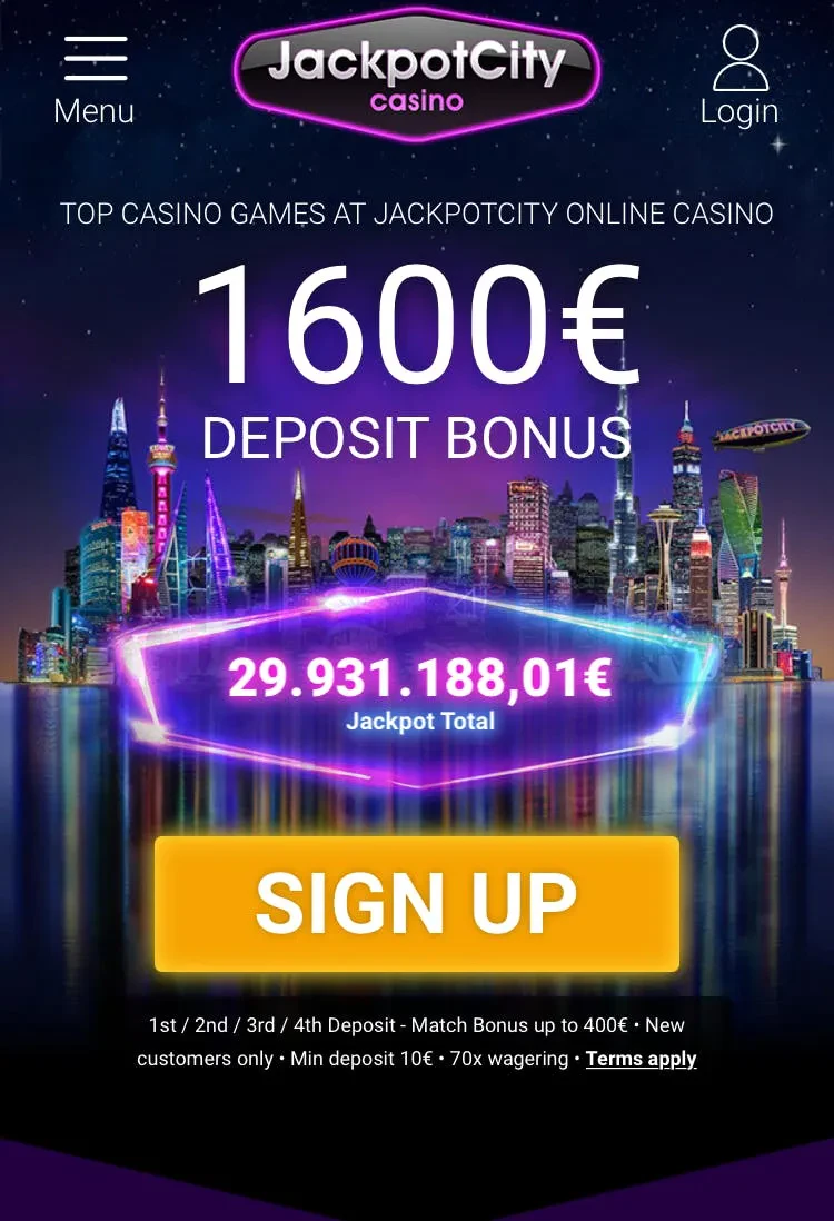 JackpotCity Casino Mobile