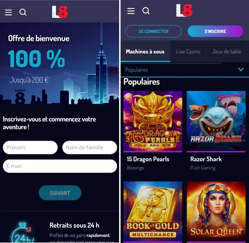 Lucky8 mobile