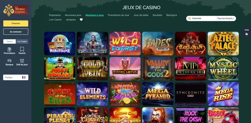 machine a sous casino montecryptos