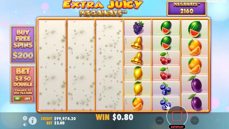 base game extra juicy megaways