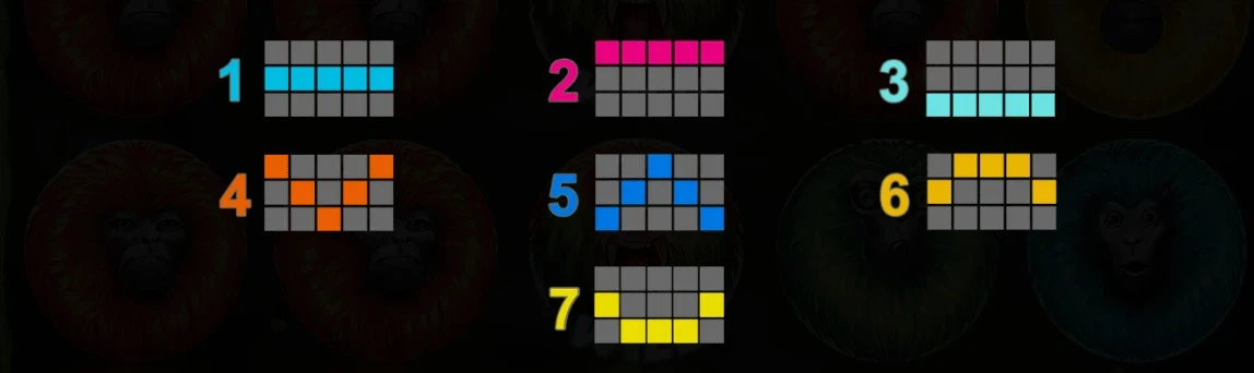 les différentes connexions dans la slot 7 monkeys pragmatic play