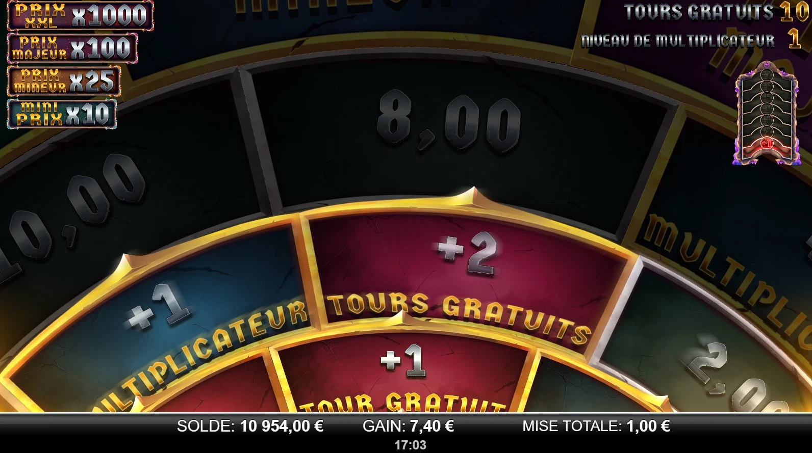 roue de la chance de la slot age of beats infinity reels yggdrasil