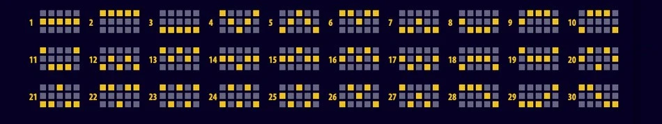 les différentes connexions de la slot blue wizard quickspin
