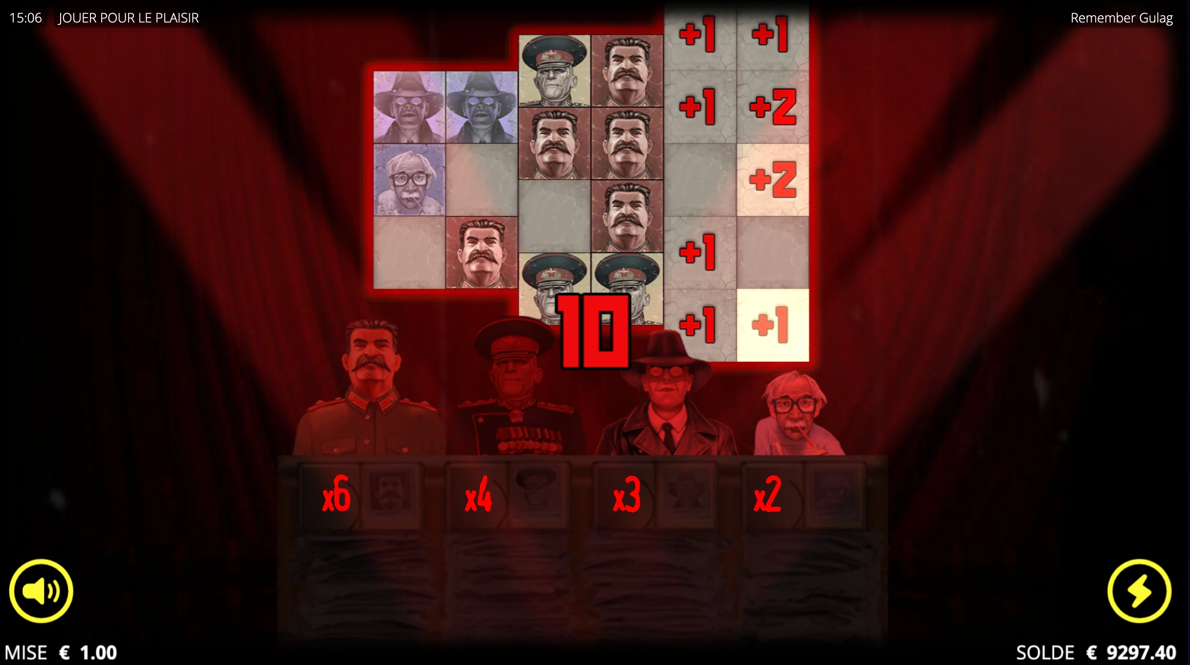 multiplicateurs et free spins remember gulag