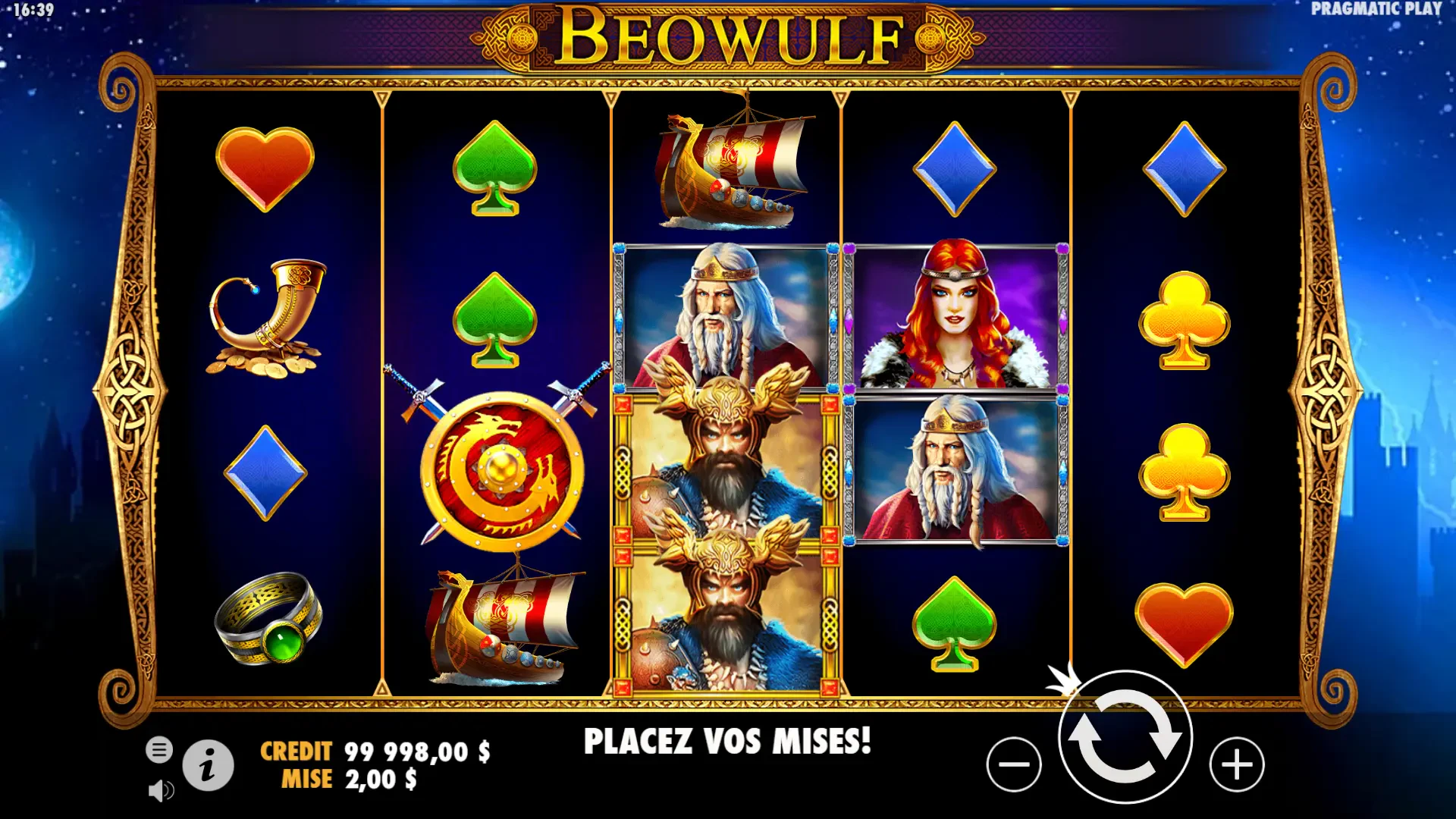 La machine a sous de Pragmatic Play Beowulf