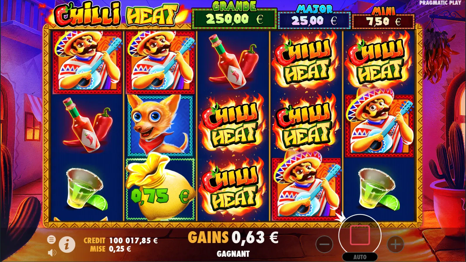 The bonus feature on Chilli Heat