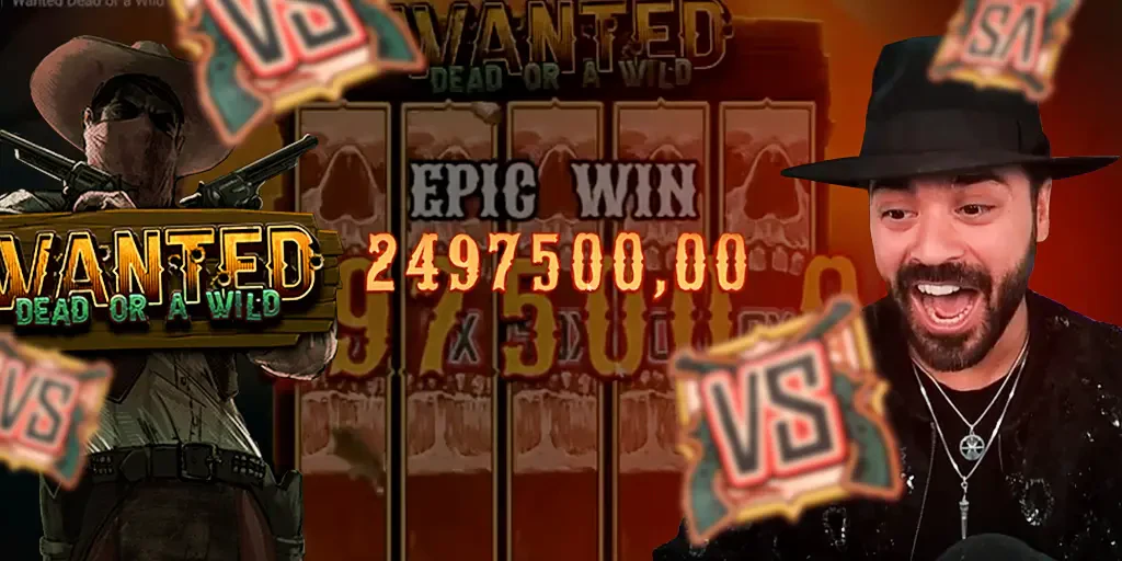 Thumbnail Roshtein max win Wanted Dead or a Wild