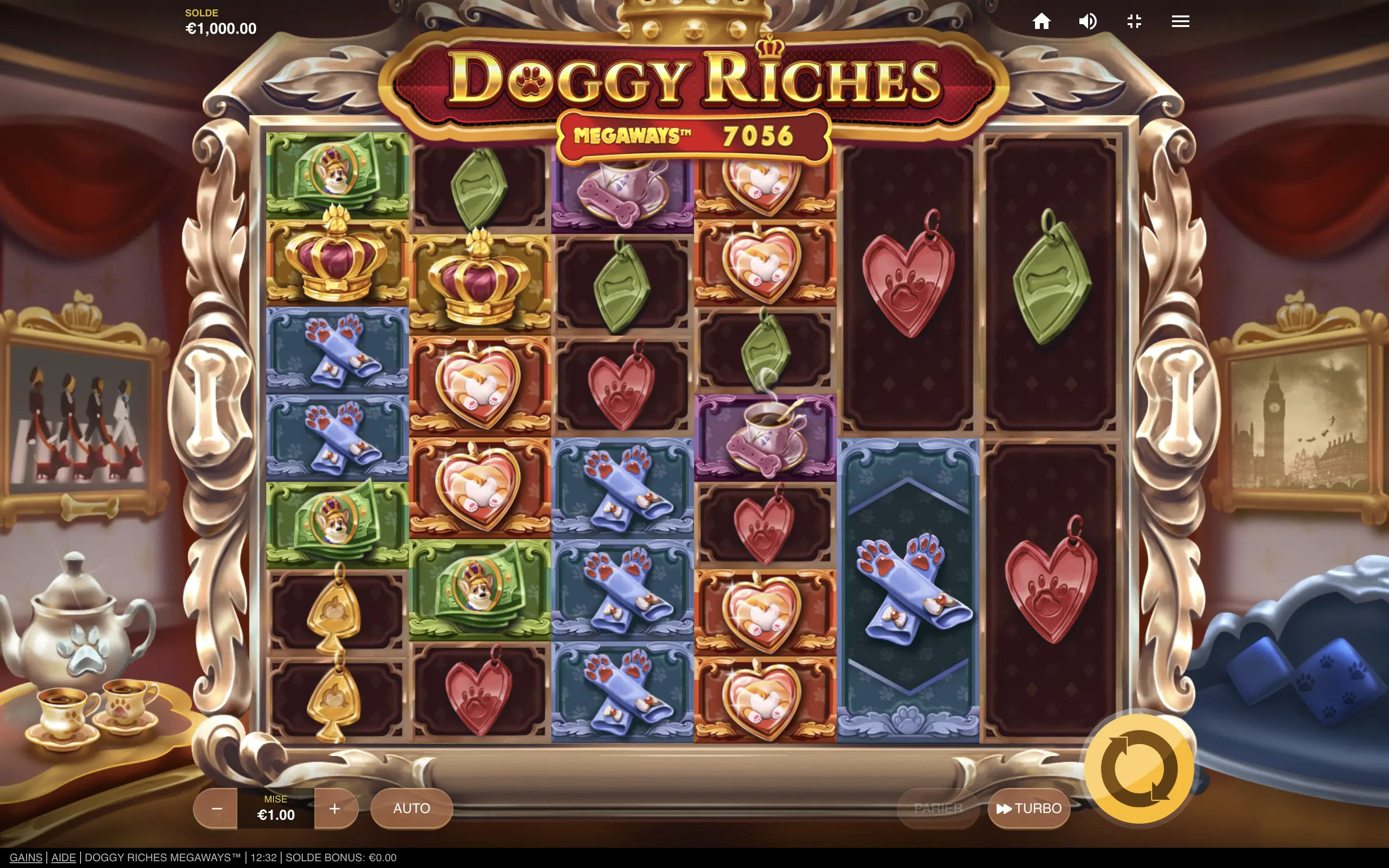 La machine a sous Doggy Riches Megaways de Red Tiger