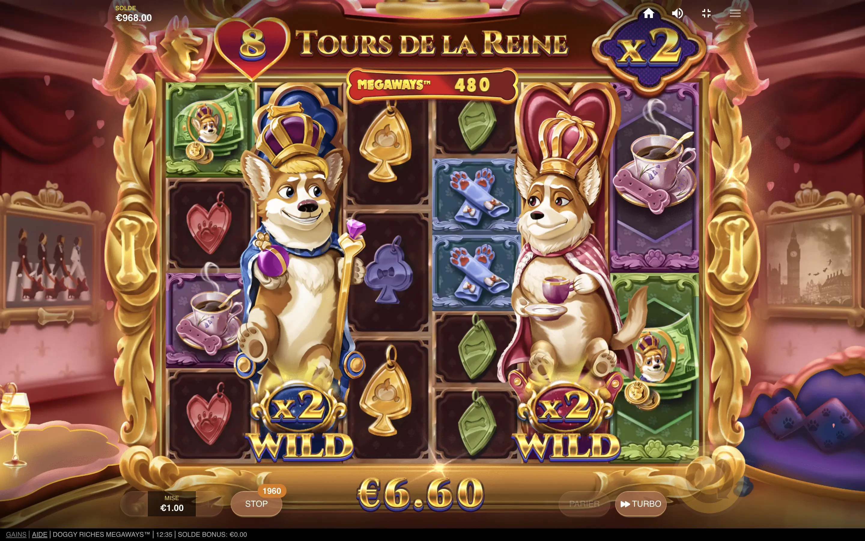 Les parties gratuites de Doggy Riches Megaways