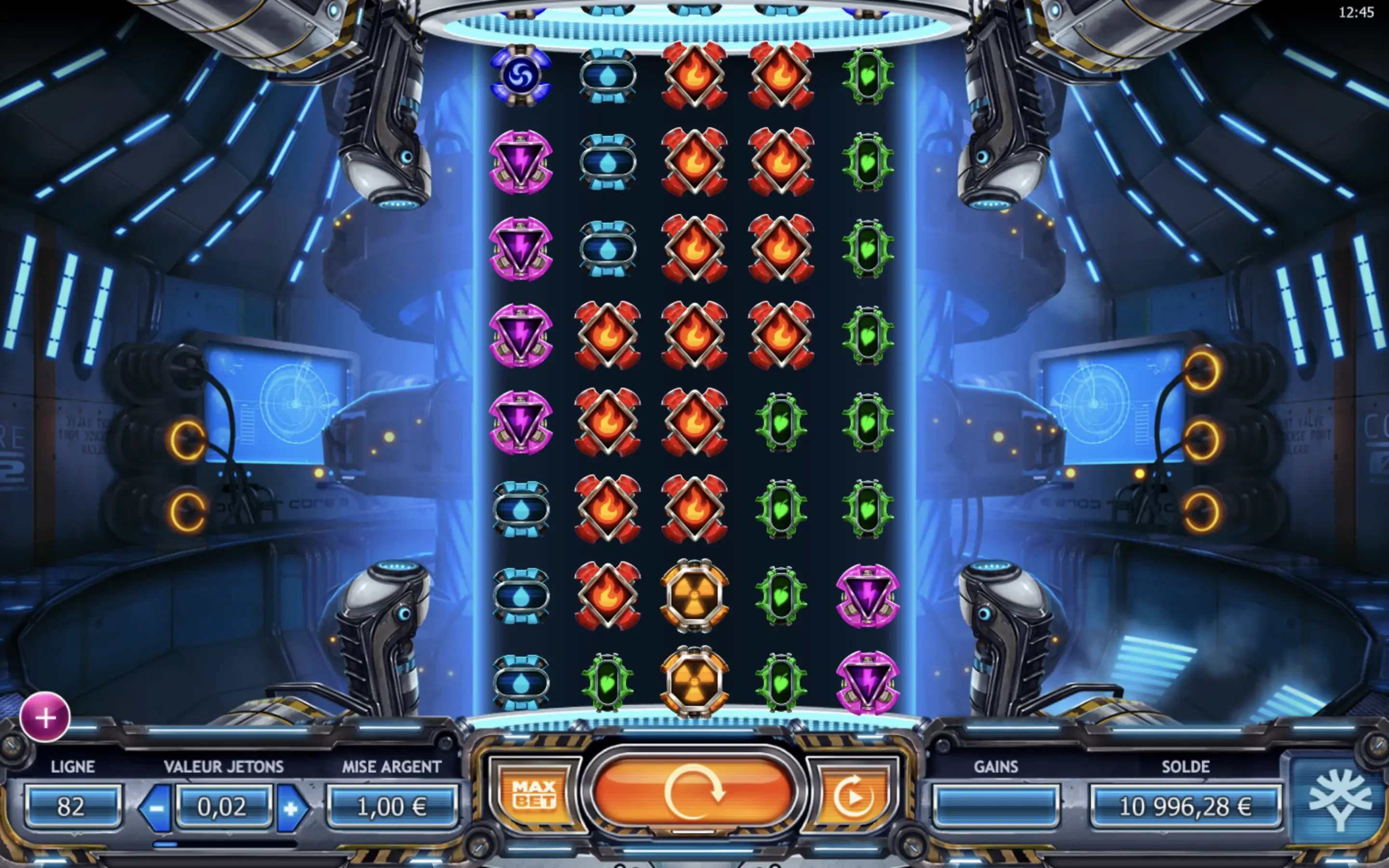 La machine a sous Power Plant de Yggdrasil
