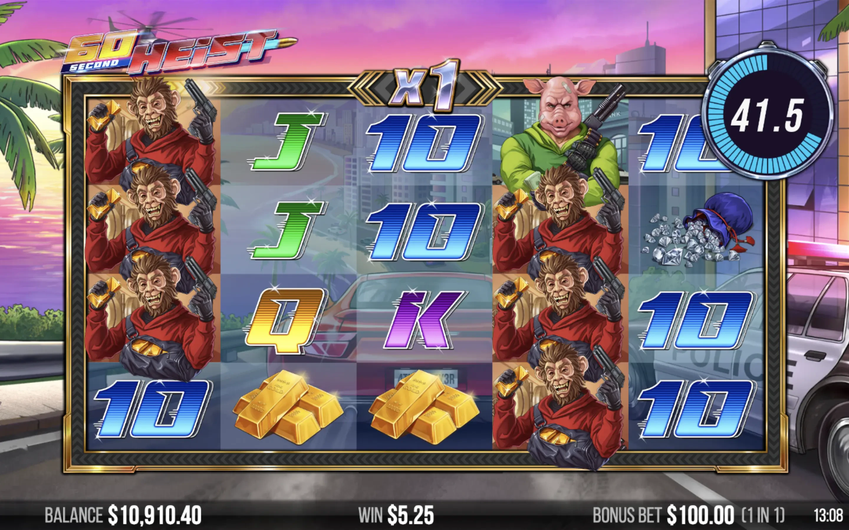 Le bonus de 60 Seconds Heist