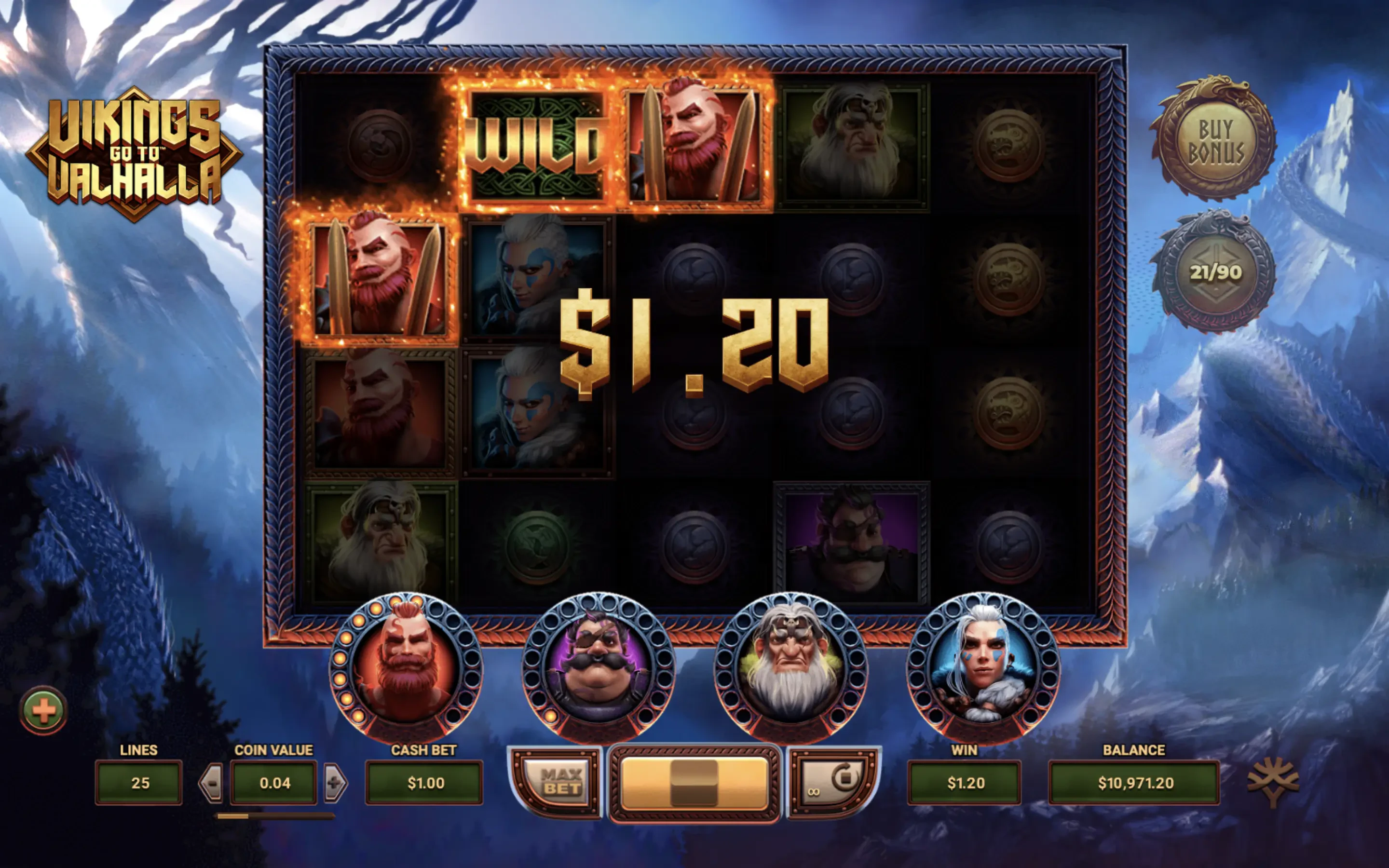 La fonction Rage Collection de Vikings go to Valhalla