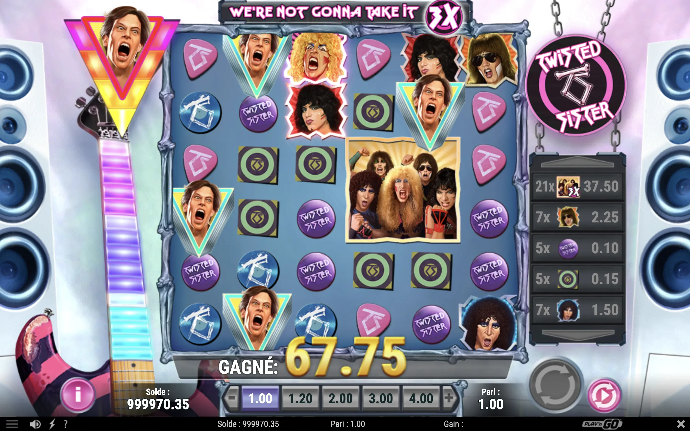 Le bonus de Twisted Sisters
