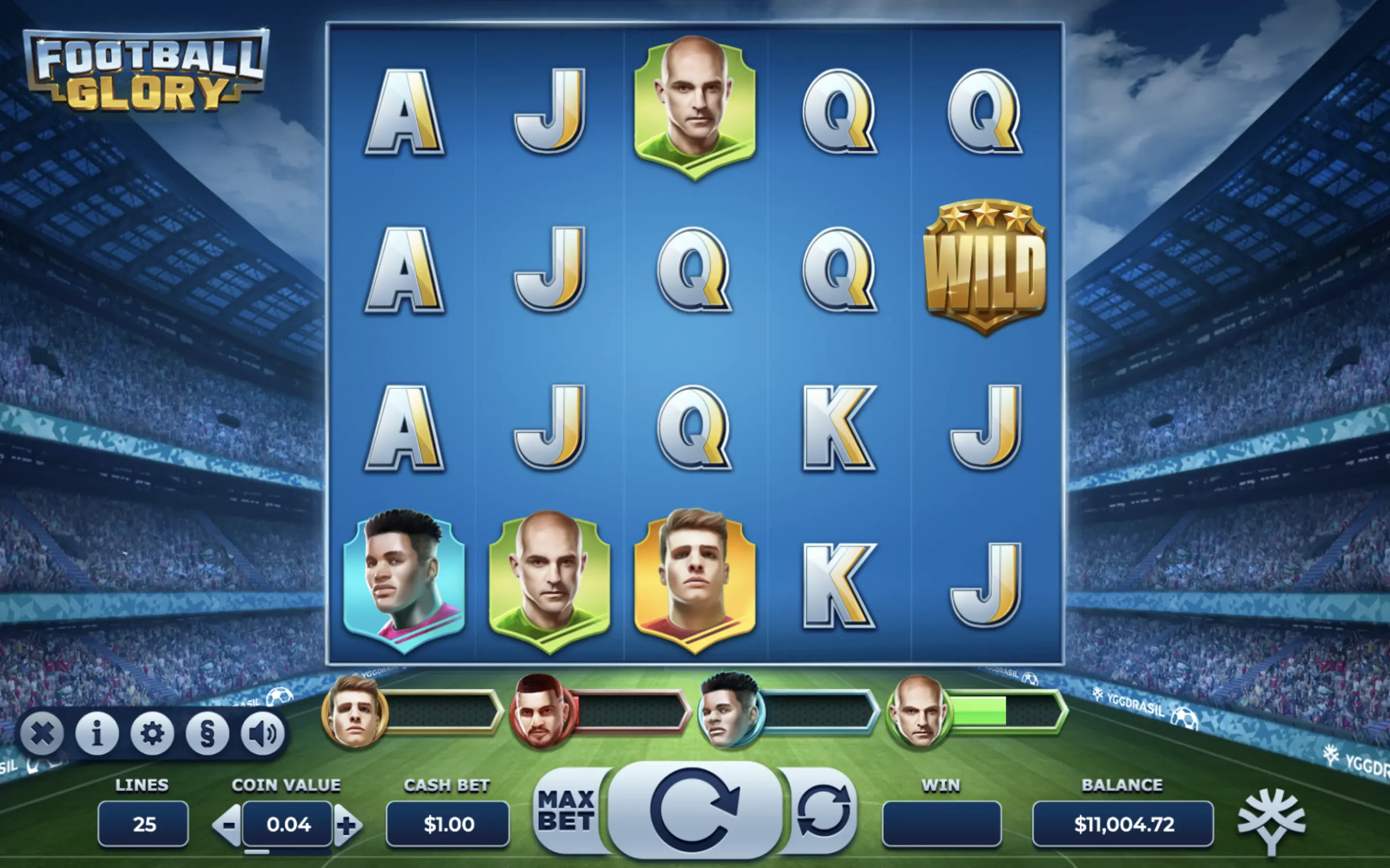 La machine a sous Football Glory de Yggdrasil